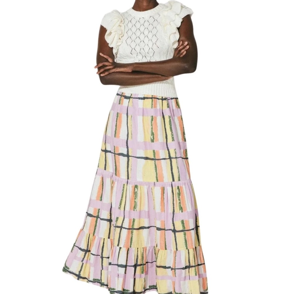 Cleobella Gayle Ankle Skirt Maxi Saffron Hale